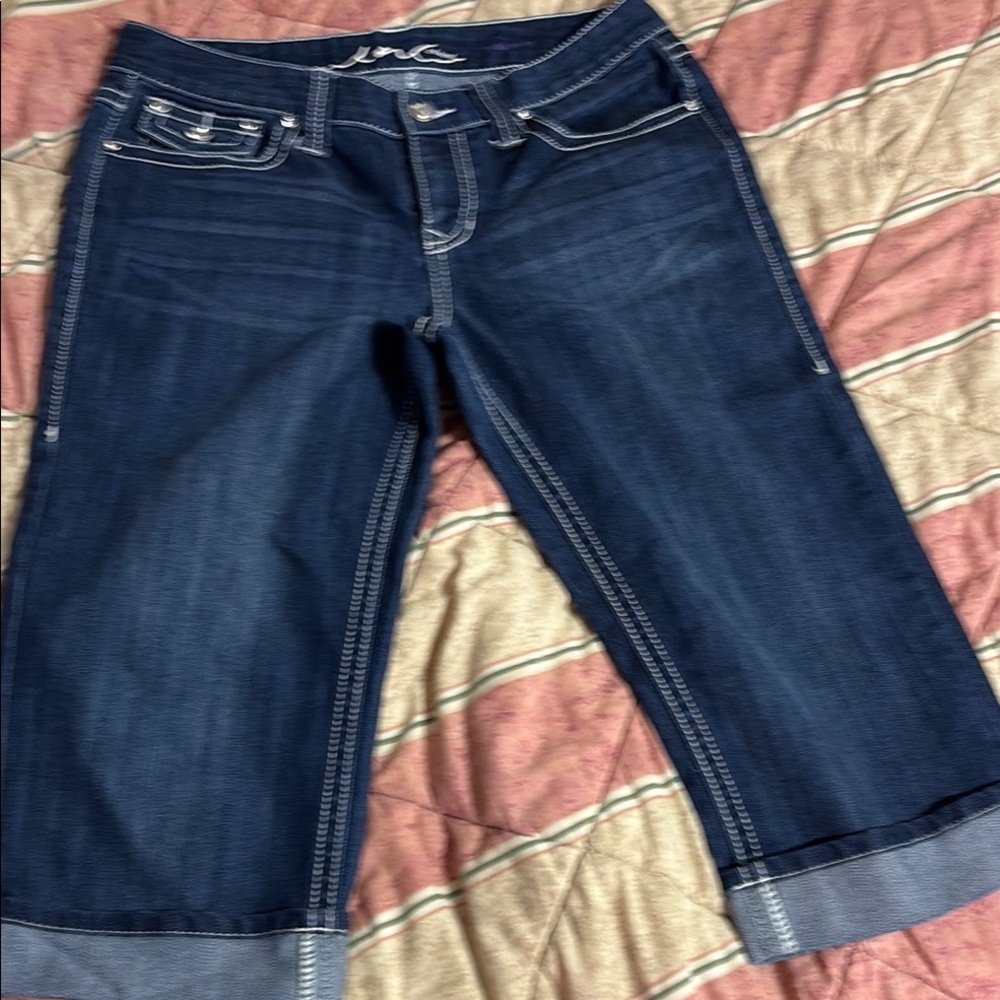 Inc international concepts authentic Women's Blue cropped Jeans size 8